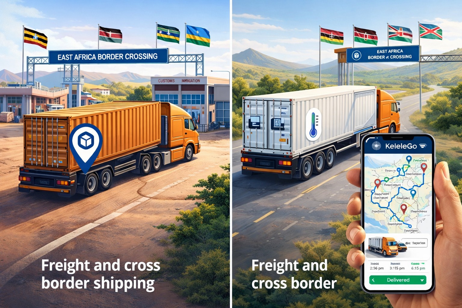 KeleleGo cross-border shipping across East Africa